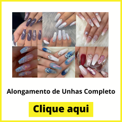 Alongamento de Unhas Completo