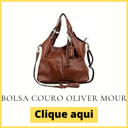 Bolsa Couro Oliver Mour Marrom