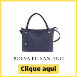 Bolsa PU Santino Azul Marinho