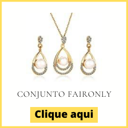 Conjunto FAIRONLY colar e brincos