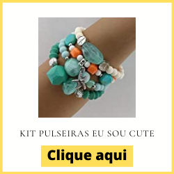 Kit Pulseiras Eu Sou Cute