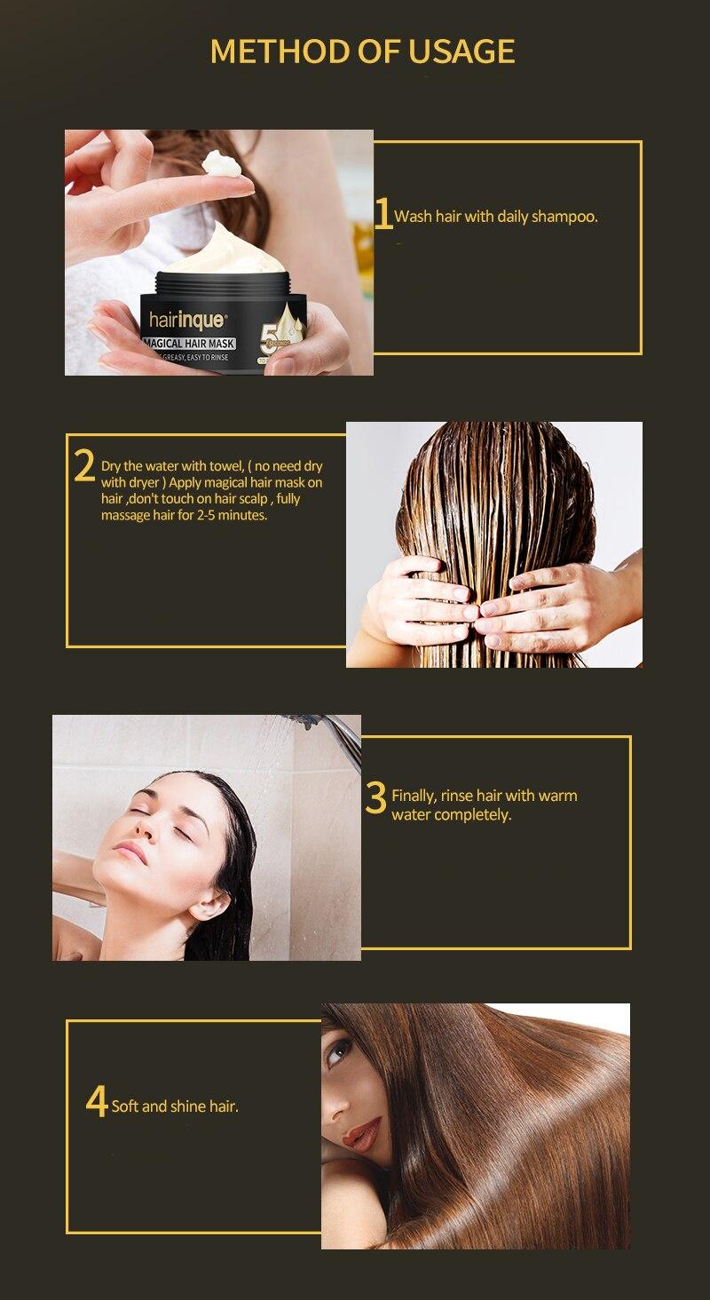 5 segundos máscaras de cabelo mágico reparação de creme de danos restaurar produtos de cuidados capilares macios filler coreia queratina de óleo cabelo & tratamento do couro cabeludo